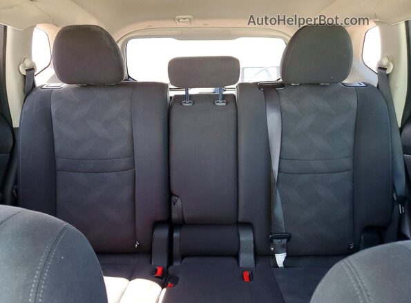 KNMAT2MV6GP715380 2016 NISSAN ROGUE Silver Հետևի նստատեղերի տեսք