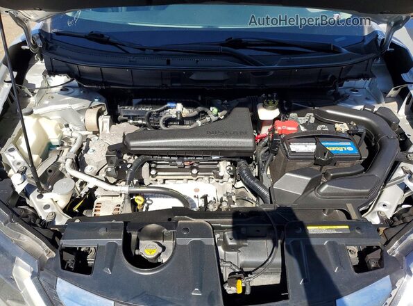 KNMAT2MV6HP524513 2017 NISSAN ROGUE Silver Вид підкапотного простору