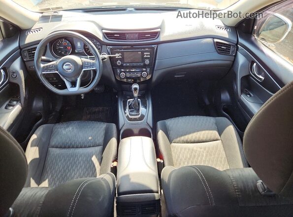 KNMAT2MV6HP532322 2017 NISSAN ROGUE White Вид панелі приладів