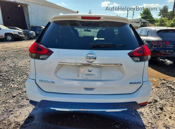 KNMAT2MV6HP532322 2017 NISSAN ROGUE White Вид ззаду