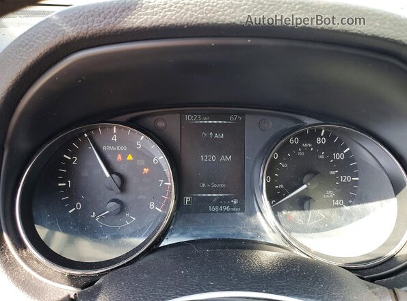 KNMAT2MV6HP568639 2017 NISSAN ROGUE White Սարքավորումների վահանակի տեսք