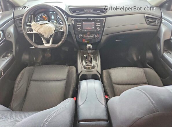 KNMAT2MV6HP573260 2017 NISSAN ROGUE Charcoal Dashboard view
