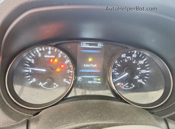 KNMAT2MV6HP573260 2017 NISSAN ROGUE Charcoal Instrument cluster view