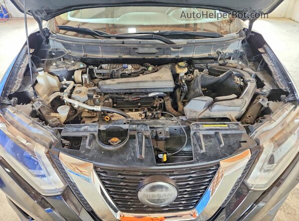 KNMAT2MV6JP510827 2018 NISSAN ROGUE Black Vista del compartimento del motor