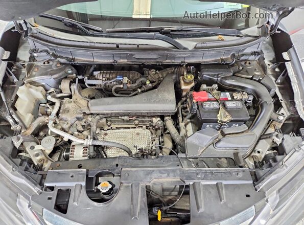 KNMAT2MV6JP543116 2018 NISSAN ROGUE Gray Շարժիչի բաժամունքի տեսք