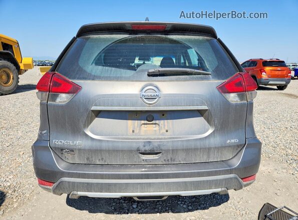 KNMAT2MV6JP572969 2018 NISSAN ROGUE Gray Հետևի տեսք