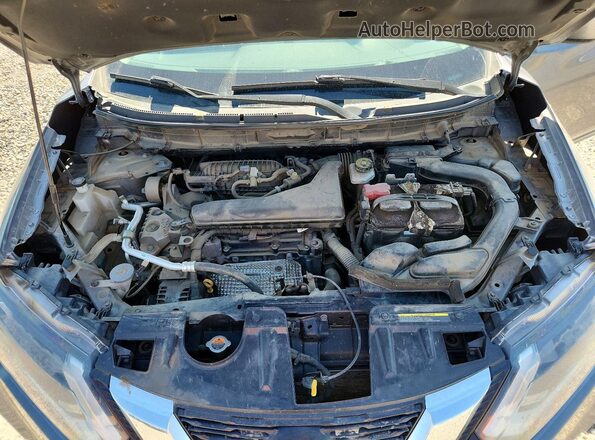 KNMAT2MV6JP572969 2018 NISSAN ROGUE Gray Շարժիչի բաժամունքի տեսք