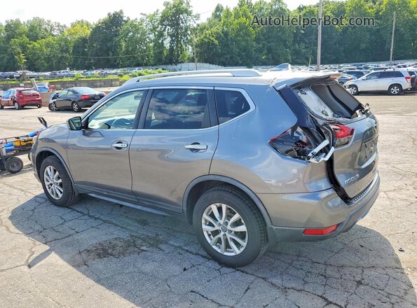 KNMAT2MV6JP621653 2018 NISSAN ROGUE Серый Задняя левая четверть