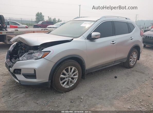KNMAT2MV6KP510232 2019 NISSAN ROGUE Серебряный Передняя левая четверть