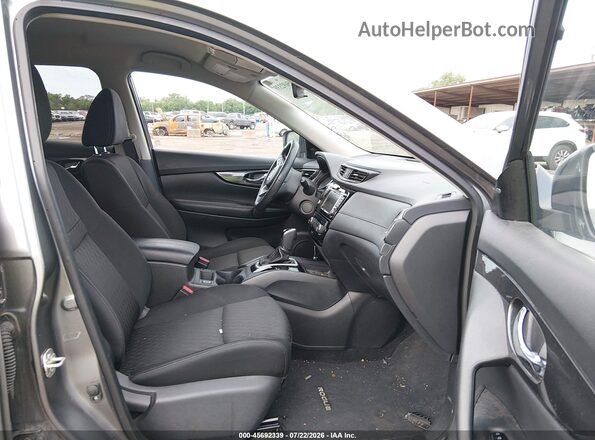 KNMAT2MV6KP544719 2019 NISSAN ROGUE Gray Widok wnętrza z przodu