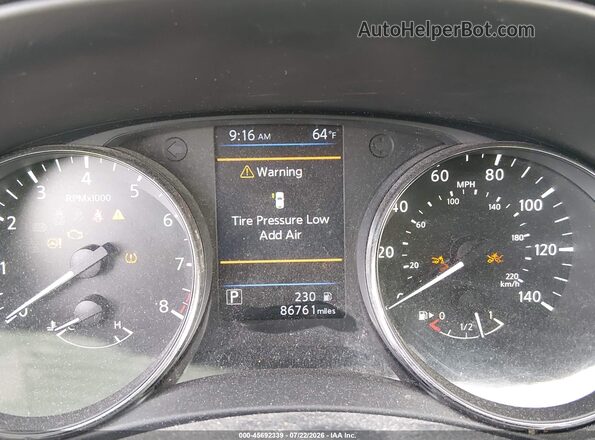 KNMAT2MV6KP544719 2019 NISSAN ROGUE Gray Widok tylnych siedzeń