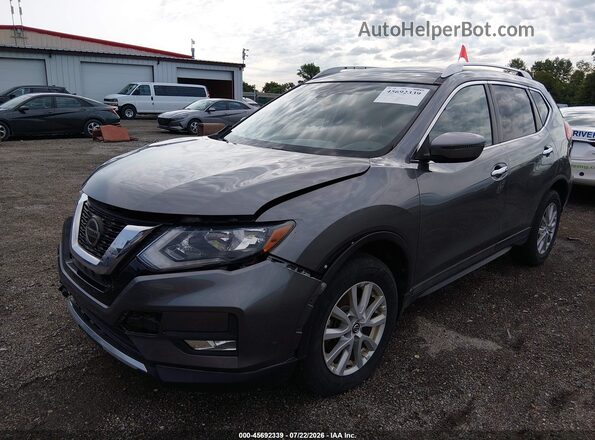 KNMAT2MV6KP544719 2019 NISSAN ROGUE Gray Przód lewy