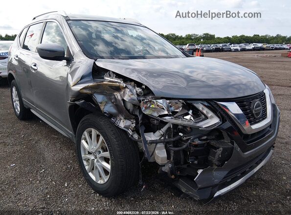 KNMAT2MV6KP544719 2019 NISSAN ROGUE Gray Widok z przodu