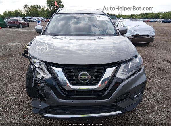 KNMAT2MV6KP544719 2019 NISSAN ROGUE Gray Widok zestawu wskaźników