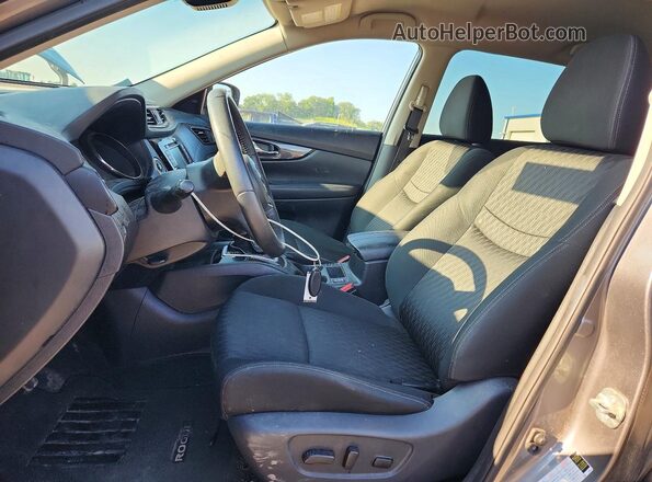 KNMAT2MV6LP516145 2020 NISSAN ROGUE Gray წინა სალონის ხედი
