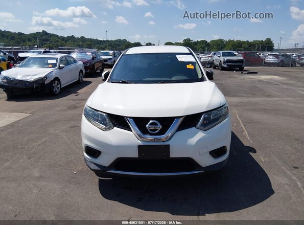 KNMAT2MV7GP611478 2016 NISSAN ROGUE White Instrument cluster view