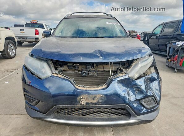 KNMAT2MV7GP626255 2016 NISSAN ROGUE Blue Vista frontal