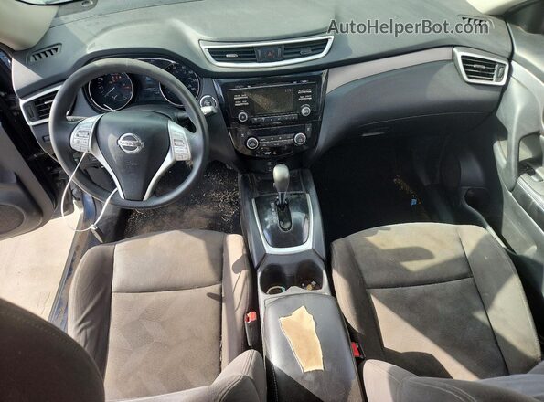 KNMAT2MV7GP626255 2016 NISSAN ROGUE Blue Vista del salpicadero
