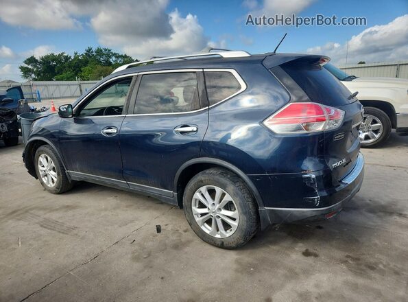 KNMAT2MV7GP626255 2016 NISSAN ROGUE Blue Trasero izquierdo