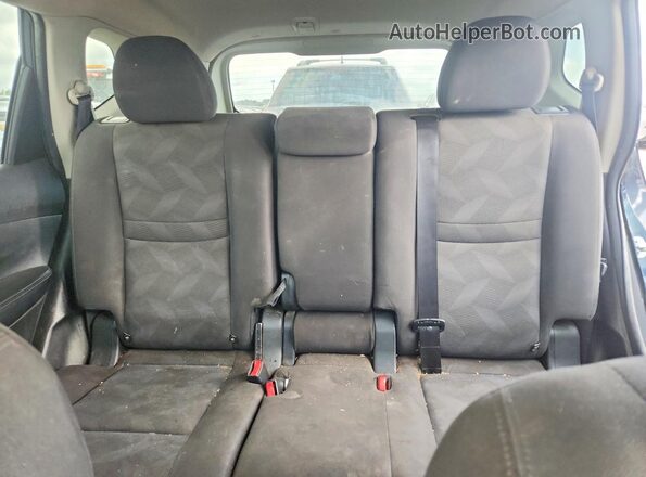 KNMAT2MV7GP626255 2016 NISSAN ROGUE Blue Vista de los asientos traseros