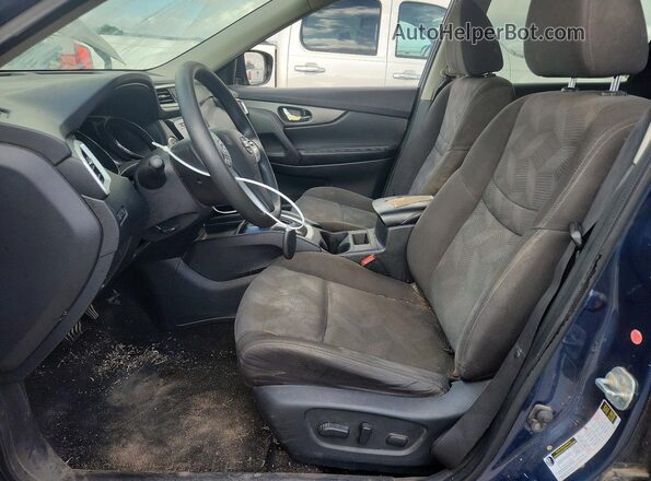 KNMAT2MV7GP626255 2016 NISSAN ROGUE Blue Vista interior delantera