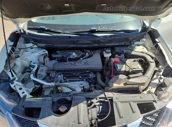 KNMAT2MV7GP639183 2016 NISSAN ROGUE White Engine compartment view