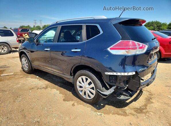 KNMAT2MV7GP659689 2016 NISSAN ROGUE Blue Trasero izquierdo