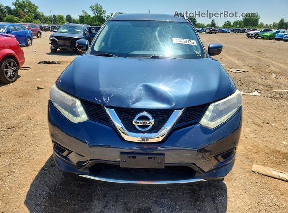 KNMAT2MV7GP659689 2016 NISSAN ROGUE Blue Vista frontal