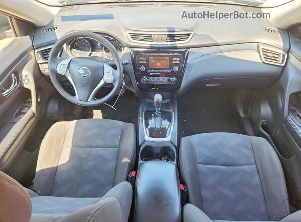 KNMAT2MV7GP659689 2016 NISSAN ROGUE Blue Vista del salpicadero
