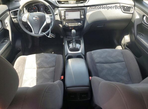 KNMAT2MV7GP691090 2016 NISSAN ROGUE Blue Vista del salpicadero