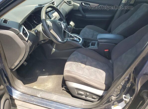 KNMAT2MV7GP691090 2016 NISSAN ROGUE Blue Vista interior delantera
