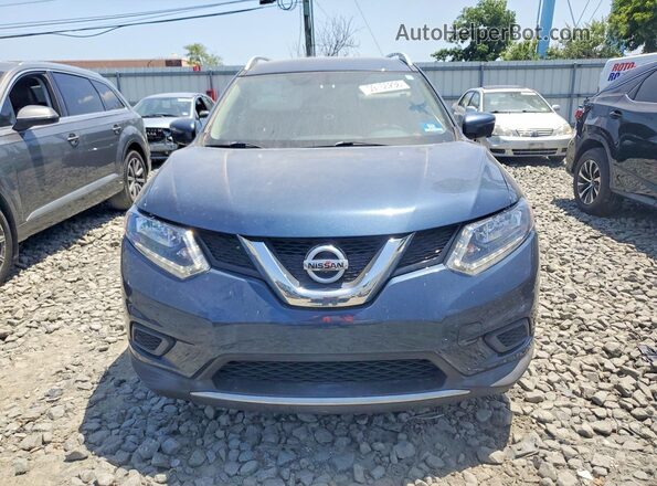 KNMAT2MV7GP691090 2016 NISSAN ROGUE Blue Vista frontal