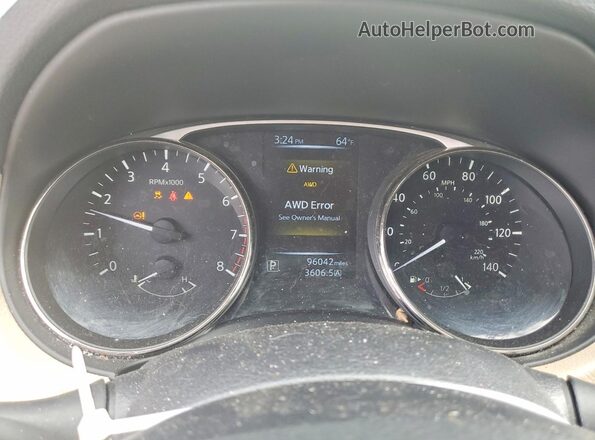 KNMAT2MV7GP723567 2016 NISSAN ROGUE Gray Instrument cluster view