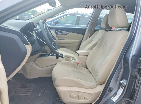 KNMAT2MV7GP723567 2016 NISSAN ROGUE Gray Front interior view