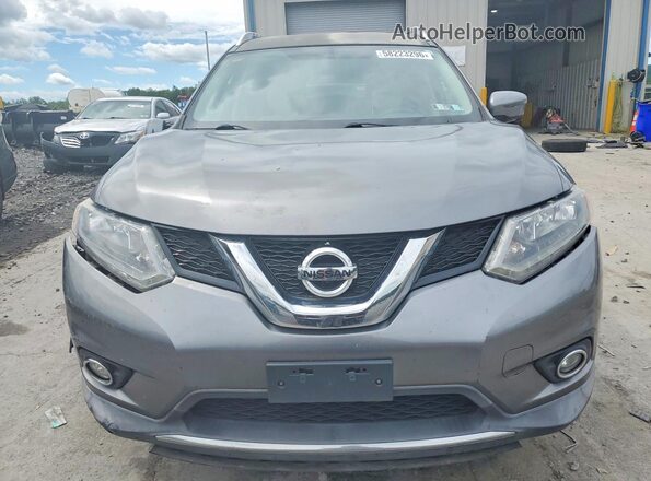 KNMAT2MV7GP723567 2016 NISSAN ROGUE Gray Front view