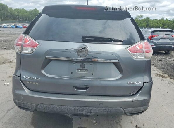 KNMAT2MV7GP723567 2016 NISSAN ROGUE Gray Rear view