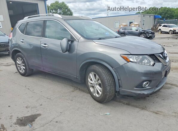 KNMAT2MV7GP723567 2016 NISSAN ROGUE Gray Front right