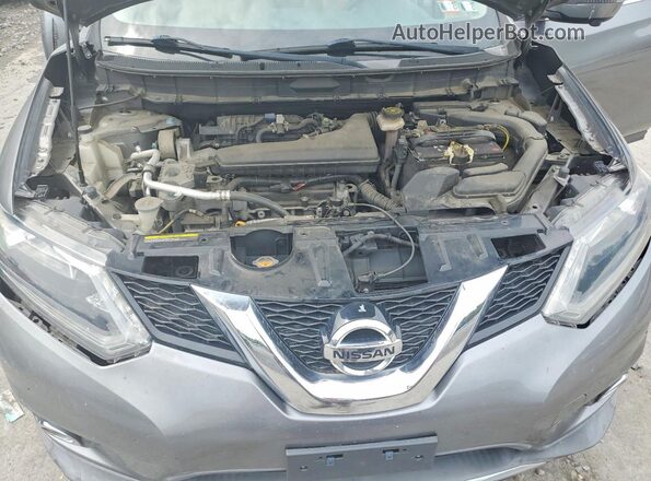 KNMAT2MV7GP723567 2016 NISSAN ROGUE Gray Engine compartment view