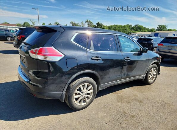 KNMAT2MV7GP734391 2016 NISSAN ROGUE Black Trasero derecho