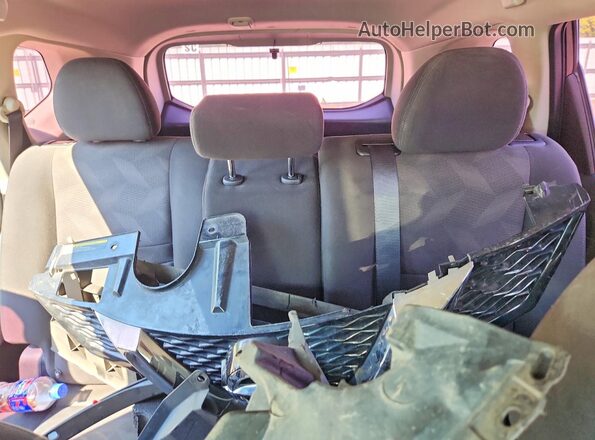 KNMAT2MV7GP734391 2016 NISSAN ROGUE Black Vista de los asientos traseros