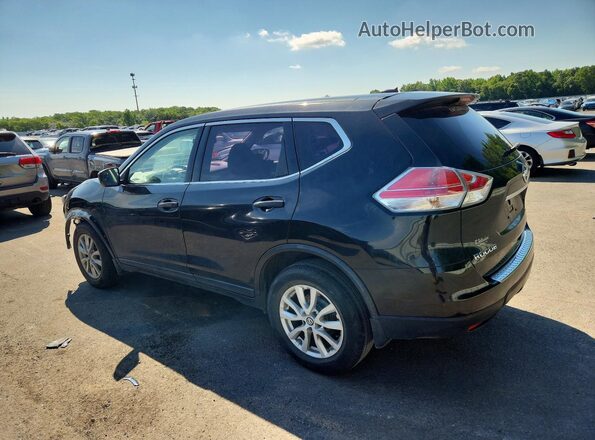 KNMAT2MV7GP734391 2016 NISSAN ROGUE Black Trasero izquierdo