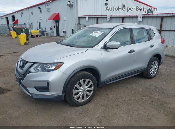 KNMAT2MV7HP524830 2017 NISSAN ROGUE Silver წინა მარცხენა ხედი სამი მეოთხედიდან