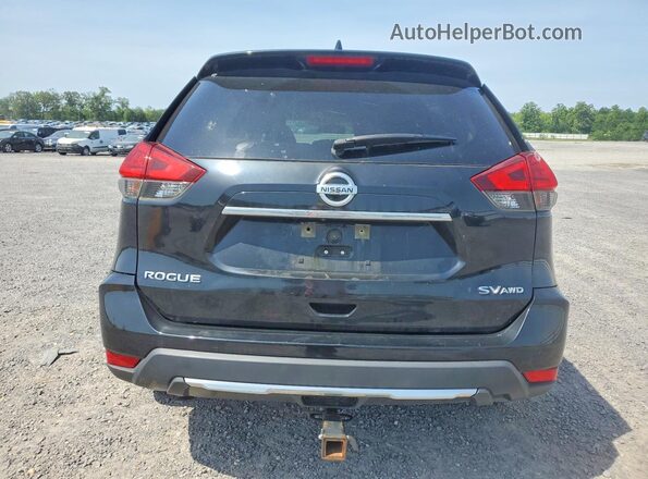 KNMAT2MV7HP544771 2017 NISSAN ROGUE Black Widok z tyłu