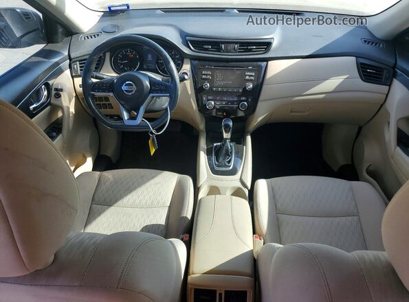 KNMAT2MV7HP584333 2017 NISSAN ROGUE Black Dashboard view