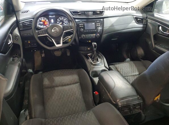 KNMAT2MV7HP613104 2017 NISSAN ROGUE Gray Dashboard view