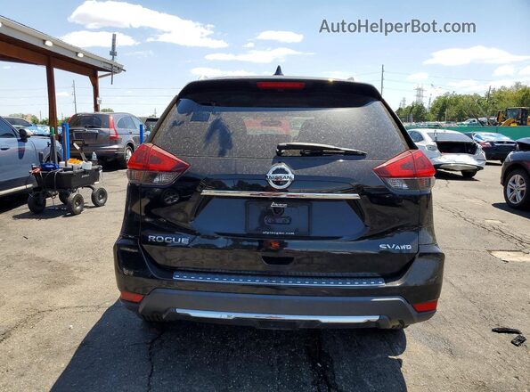 KNMAT2MV7JP501859 2018 NISSAN ROGUE Black Widok z tyłu