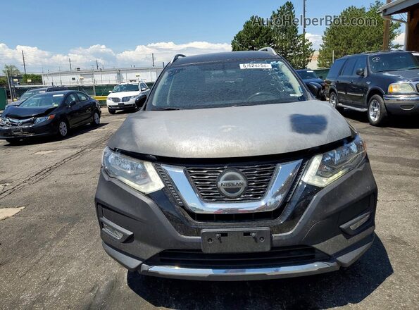 KNMAT2MV7JP501859 2018 NISSAN ROGUE Black Widok z przodu