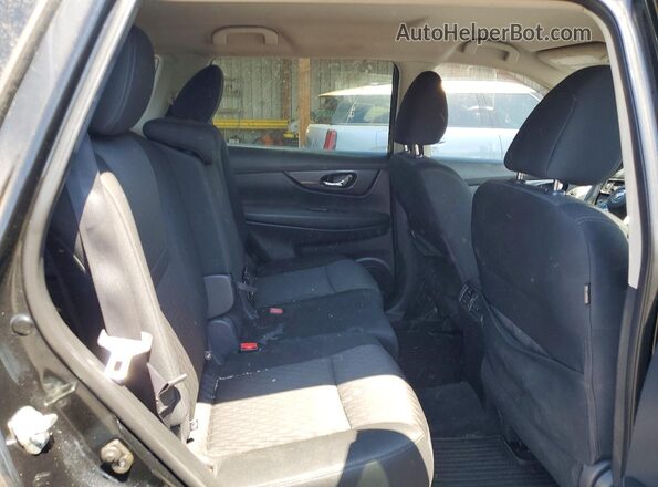 KNMAT2MV7JP501859 2018 NISSAN ROGUE Black Widok tylnych siedzeń
