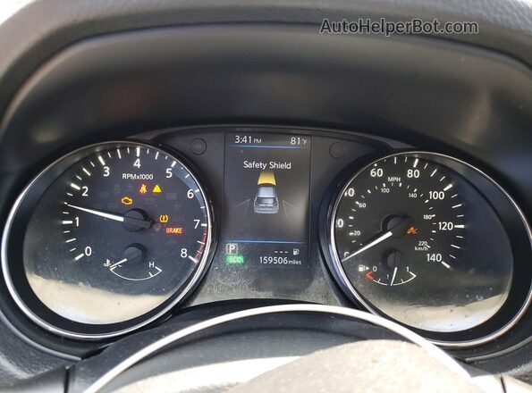 KNMAT2MV7JP501859 2018 NISSAN ROGUE Black Widok zestawu wskaźników