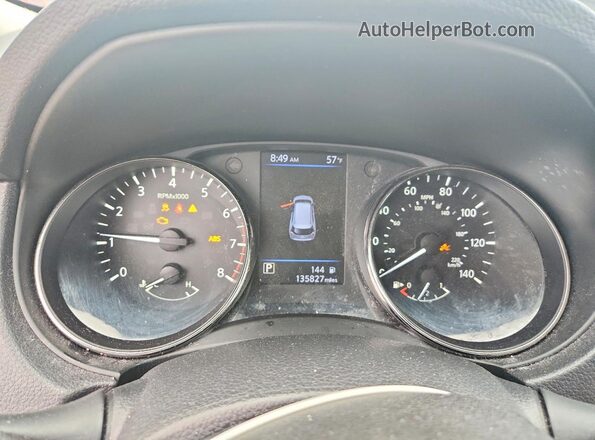 KNMAT2MV7JP565769 2018 NISSAN ROGUE Gray Սարքավորումների վահանակի տեսք